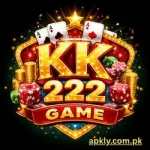 KK222 Game app dashboard showing casino games, wallet balance and earning options in Pakistan
