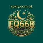 EQ668 Game APK interface showing multiple mini-games and earning options on mobile screen