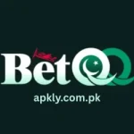 BetQQ game app dashboard showing casino games, wallet balance, and real money earning options in Pakistan