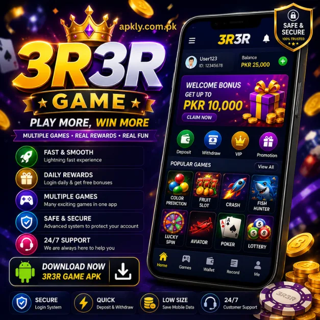 Download 3R3R game latest version to use new features and earn real money.